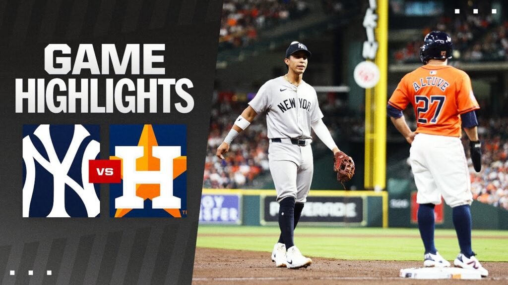 Yankees vs Houston Astros Match Player Stats