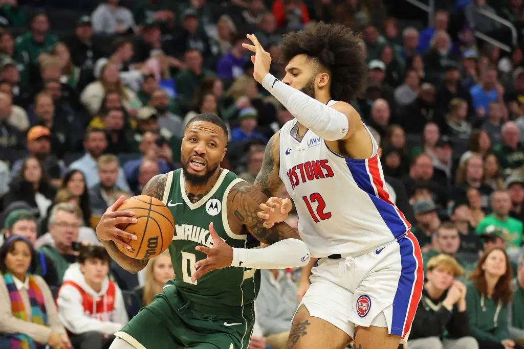 Milwaukee Bucks vs Detroit Pistons Match Player Stats