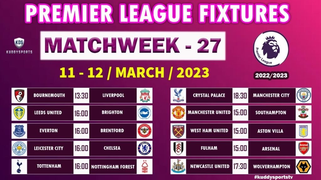 What Premier League Games Are on Today