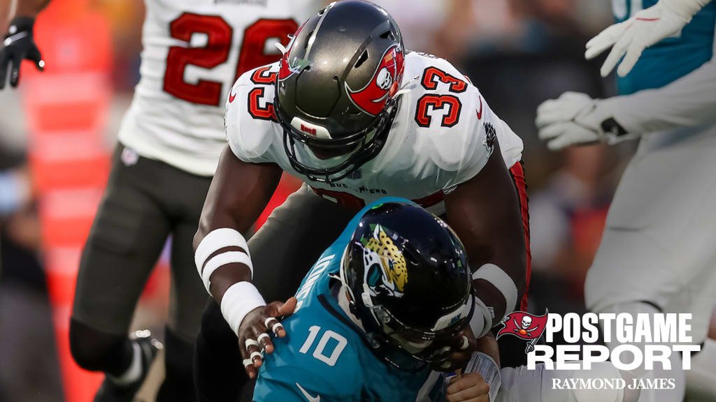 Jacksonville Jaguars vs Tampa Bay Buccaneers Match Player Stats