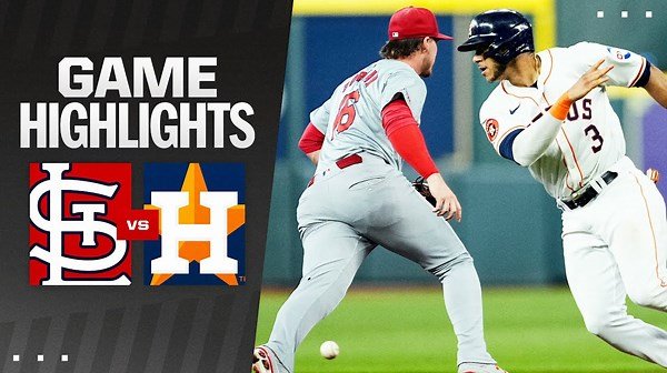 St. Louis Cardinals vs Houston Astros Match Player Stats